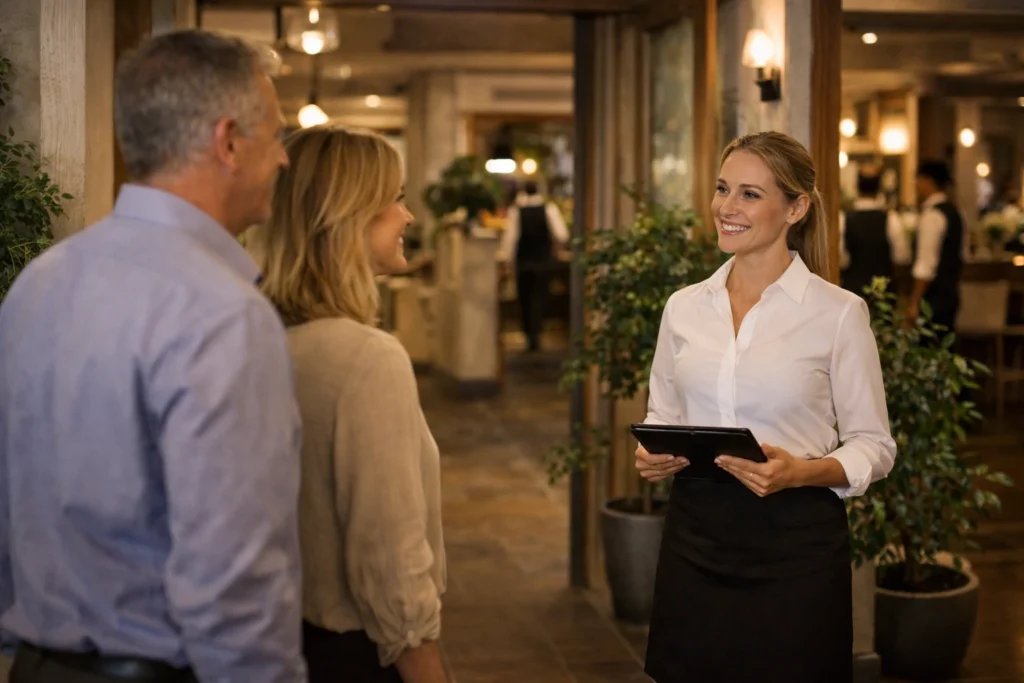 Great Customer Service Starts Before They Sit Down