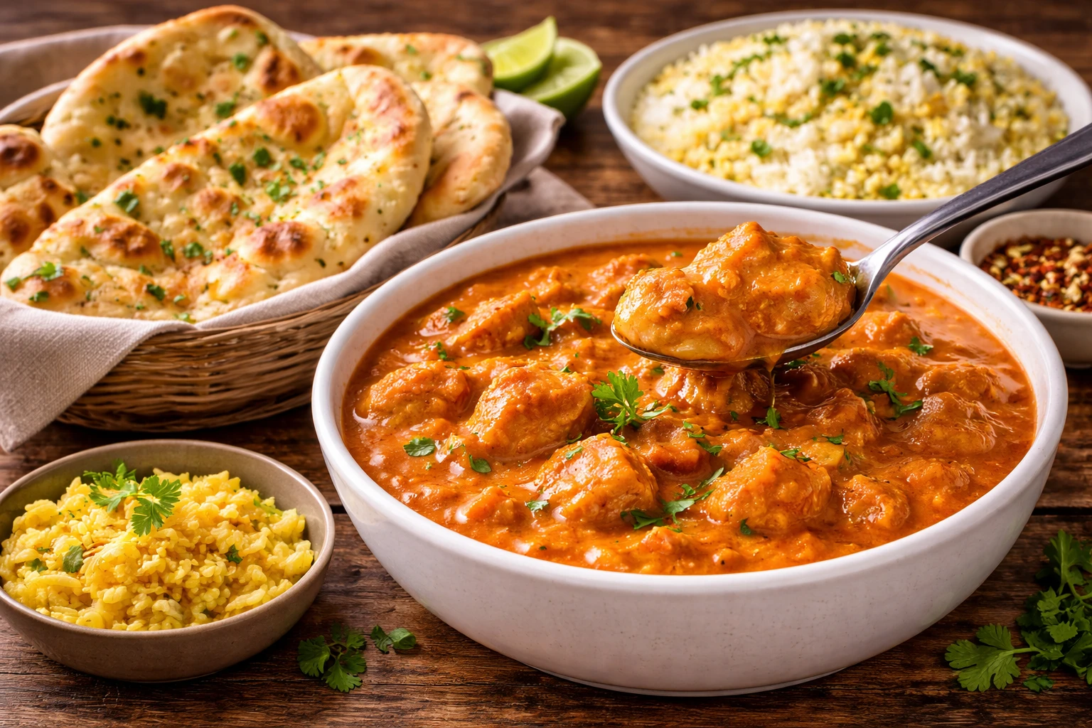 Butter Chicken With Naan