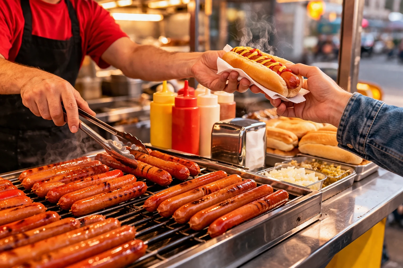 Hot Dogs Take Less Effort