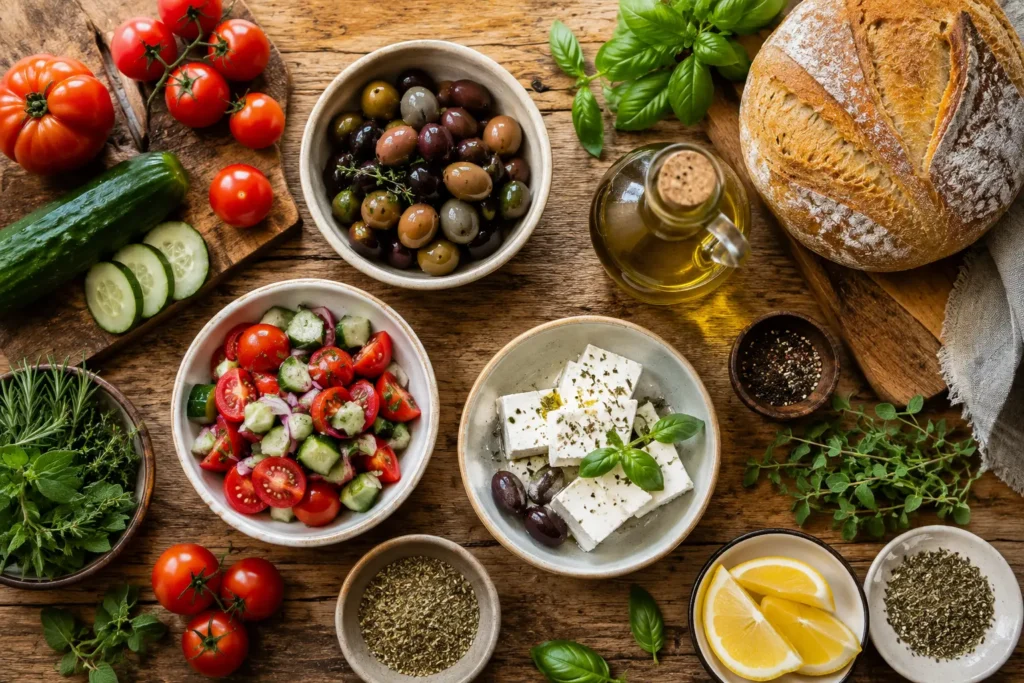 Fresh Mediterranean ingredients