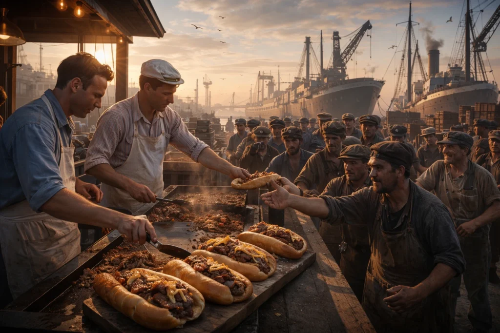 the brothers feeding hungry dock workers