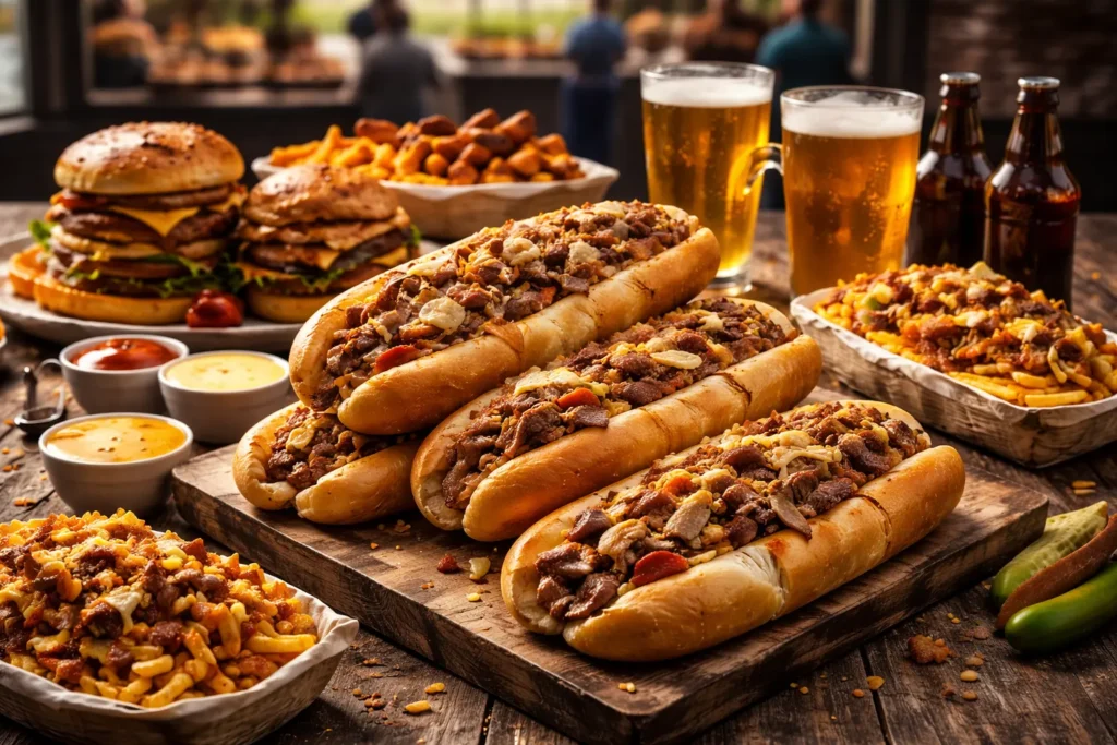 cheesesteaks pack more meat per dollar than typical burgers