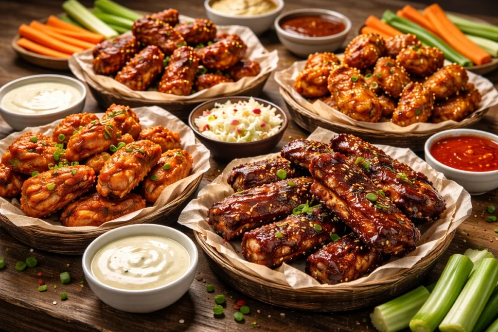 Wings and Sticky Ribs People Fight Over