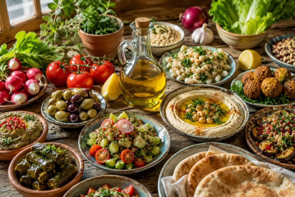 Traditional Lebanese food is considered one of the healthiest